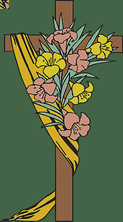 Religious Easter Clip Art Easter Sunday Clipart Christian - Easter (415x750)