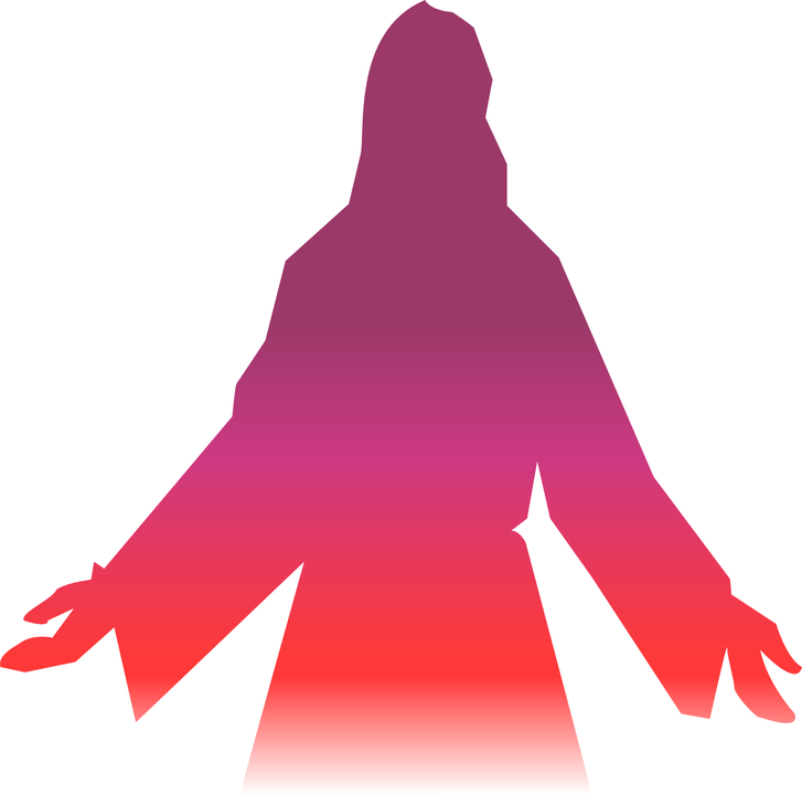 Queenslanders Can Thank Jesus For A Pay Rise On Easter - Silhouette Of Jesus Transparent (727x720)