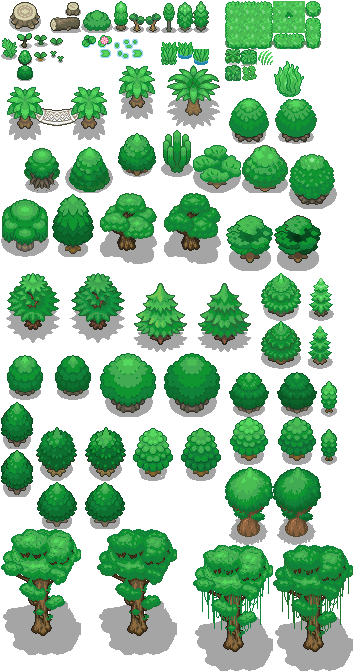 Tons Of Tileset 1/10 - Tileset Tree (352x720)