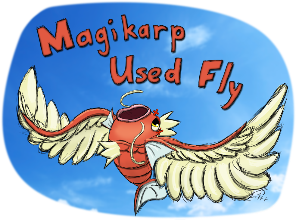 Magikarp Used Fly By Jumbojet777 - Magikarpusedfly (1064x750)