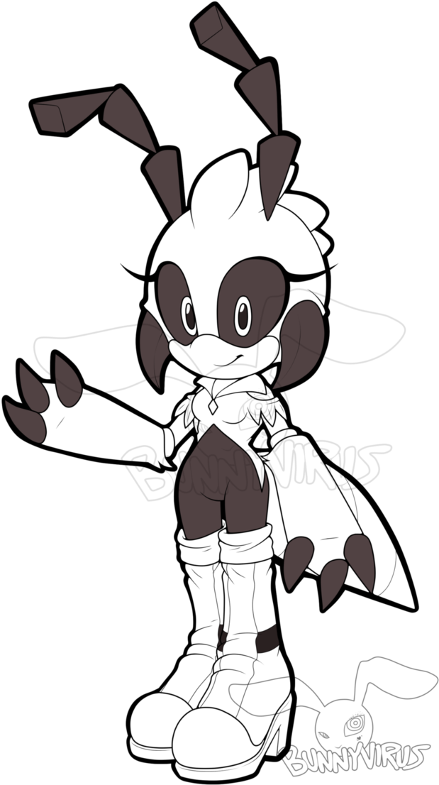 Mia The Fire Ant - Sonic Fc Ant (706x1132)