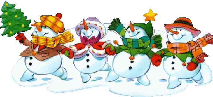 Clip - Snowmen Small Luggage Tag (678x351)