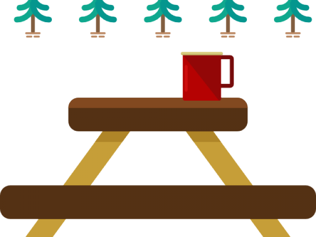 Picnic Table Clipart Illustration Png - Clip Art (640x480)