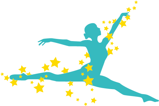 Lisa Gail Theatre School - Dessin Silhouette Danseuse (536x633)