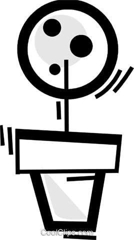 Vasos De Plantas E Flores Livre De Direitos Vetores - Vasos De Plantas E Flores Livre De Direitos Vetores (268x480)