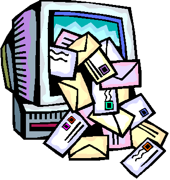 Mail, Mail Everywhere - Spam Email Clipart (538x571)