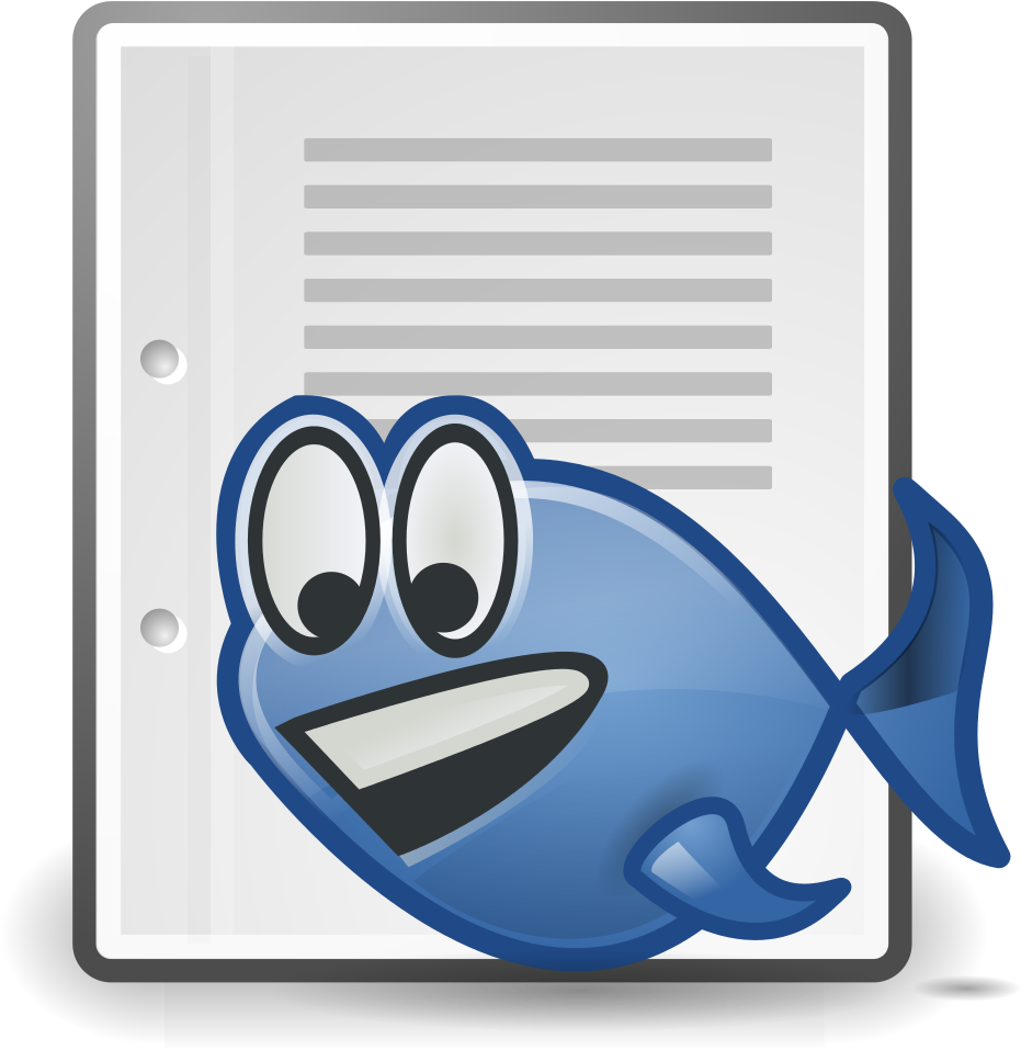 Gnome Application Bluefish Project - Cartoon (1024x1024)