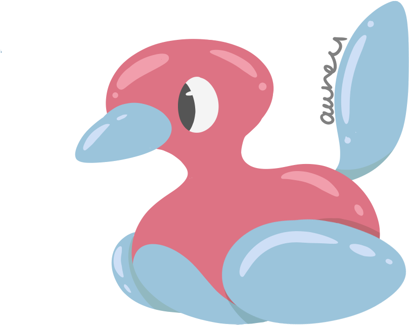 Porygon2 By Awnii - Porygon2 (900x800)