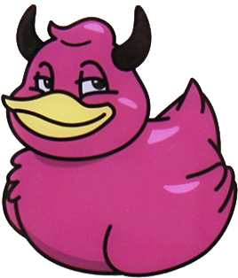 Pride Duck Wrath Duck - Cartoon (350x350)