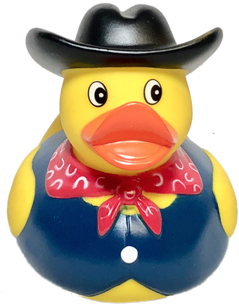 Cowboy Rubber Duck - Cowboy Hat Rubber Ducky (500x500)