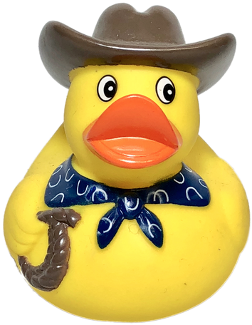 Cowboy Rubber Duck - Duck (500x500)