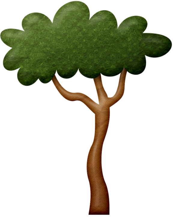 Explorez Clipart Arbre Et Plus Encore Árvores E Arbustos - Three-dimensional Space (576x720)