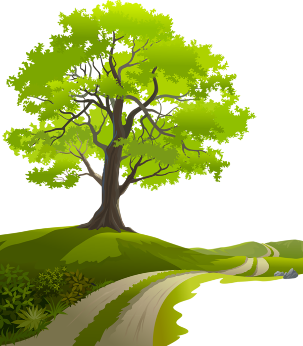 Jungle Vines Clip Art - Scenic Drive Clip Art (600x685)