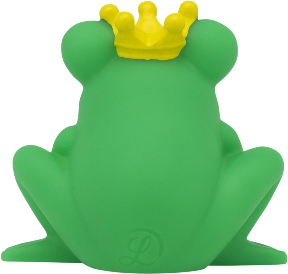 Frog Rubber Duck With Greeting Sign By Lilalu - Frog (1024x1024)