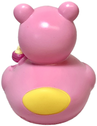 Baby Girl Rubber Duck - Bath Toy (500x500)