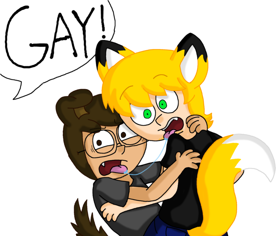 Caught Kissing By Sparkmaster37 - Cartoon (983x813)