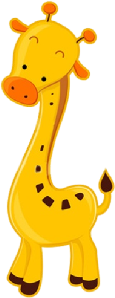 Giraffe Cartoon Animal Images - Baby Giraffe Cartoon Png (600x600)