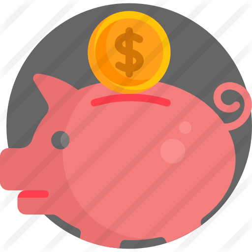 Piggy Bank - Circle (512x512)