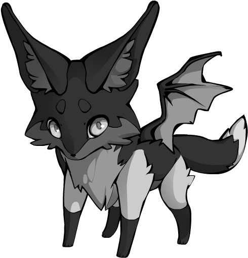 Bat Fox By Megarager - Anime (600x551)