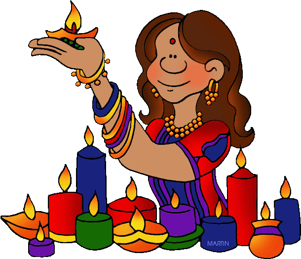 Happy Diwali Clip Art - Social Studies Grade 1 Family Celebrations (648x568)