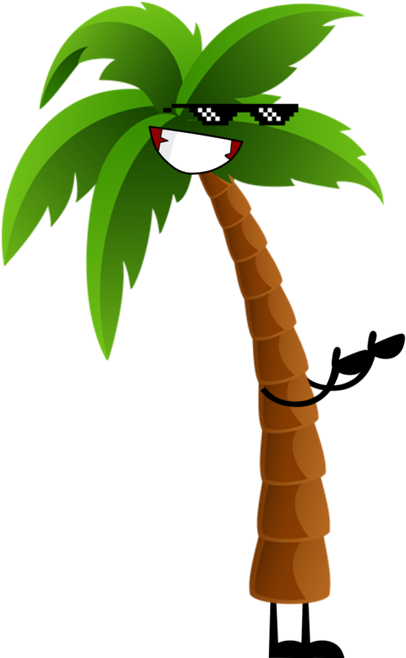 Sucess Failure Palm Tree By Aarenanimations - Palm Tree Cartoon Png (618x982)