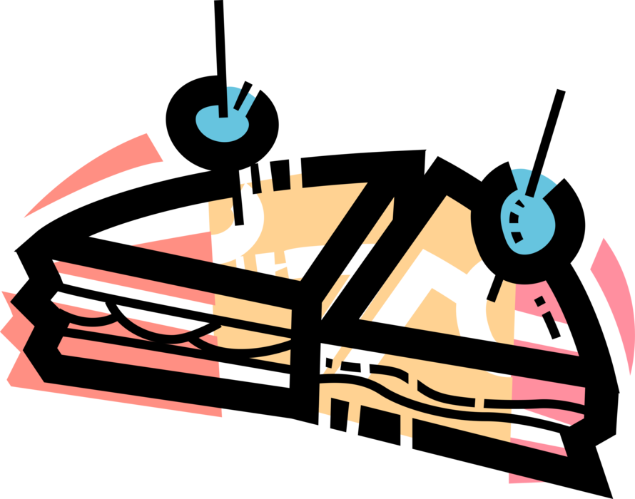 Vector Illustration Of Sandwich Sliced Cheese Or Meat - Vector Illustration Of Sandwich Sliced Cheese Or Meat (890x700)