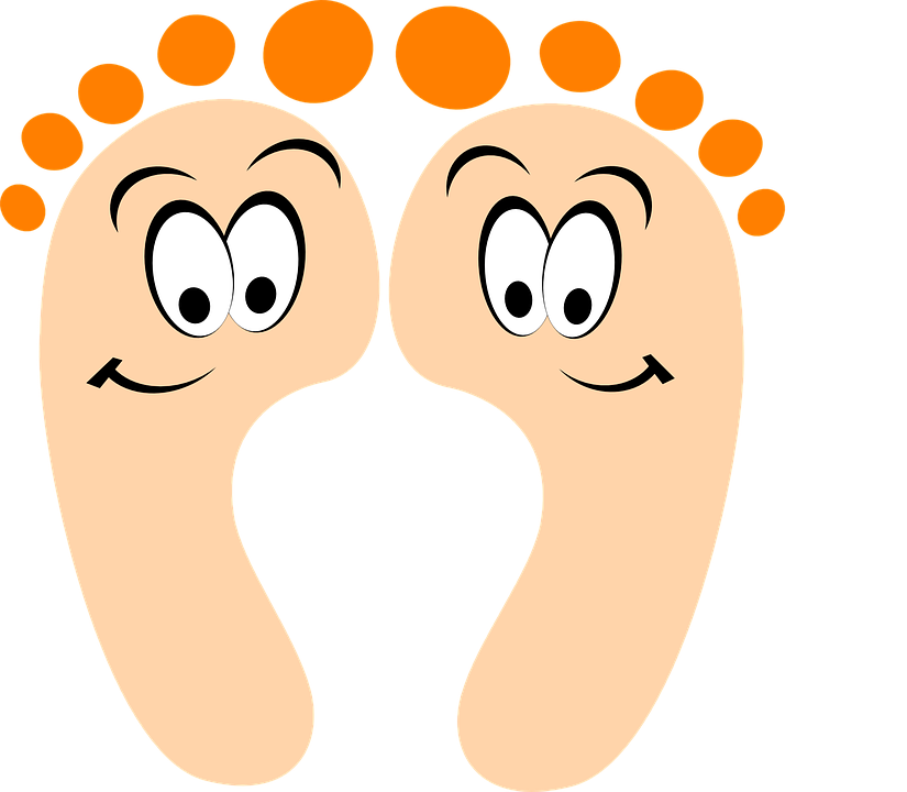 Image Description - Toes Clipart (825x720)