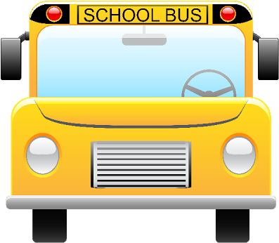 School Bus Images - School Bus Front Cartoon (400x400)