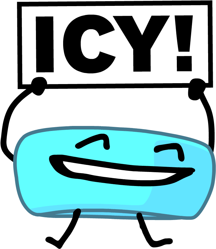 Go Ice Cube - Bfdi Go Ice Cube (756x873)