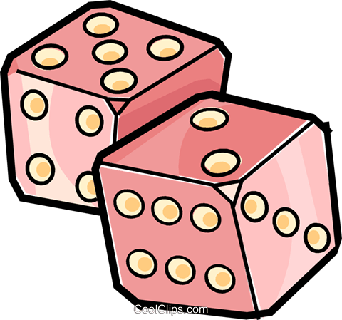 Pin Dices Clipart - Party (480x449)