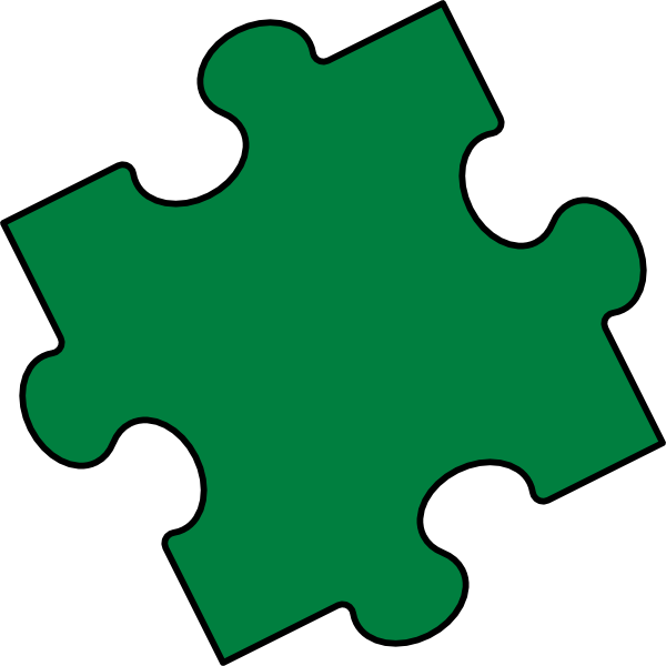 Puzzle Piece - Light Blue Puzzle Piece Pin (600x600)