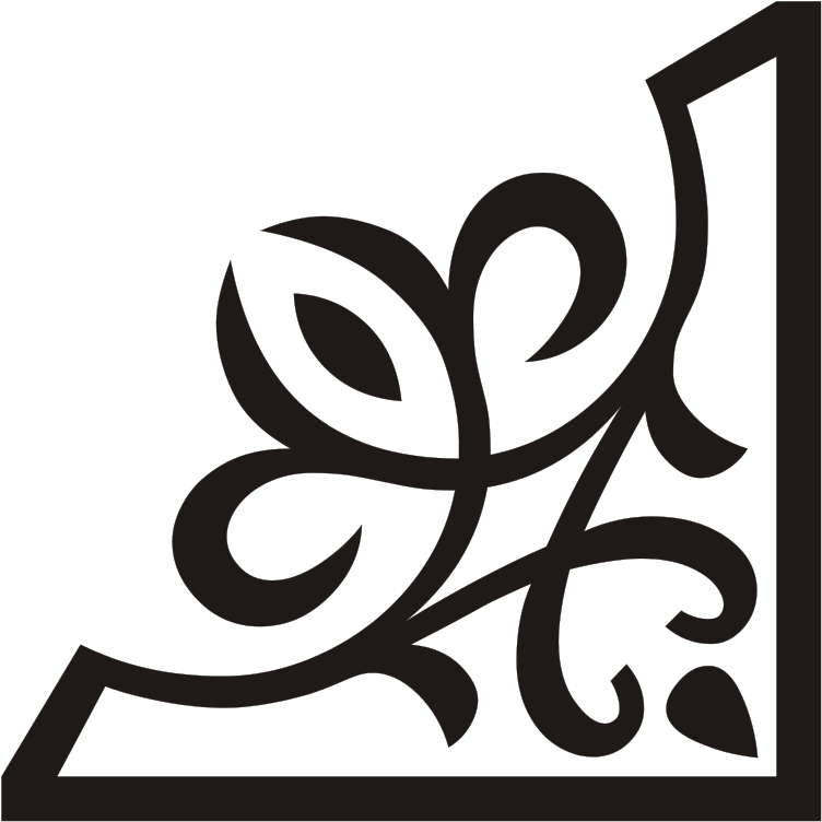 Ornamental Corner Vector Png (768x768)