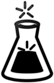 Christmas Lights Clipart Public Domain Clip Art - Potion Black And White (512x512)