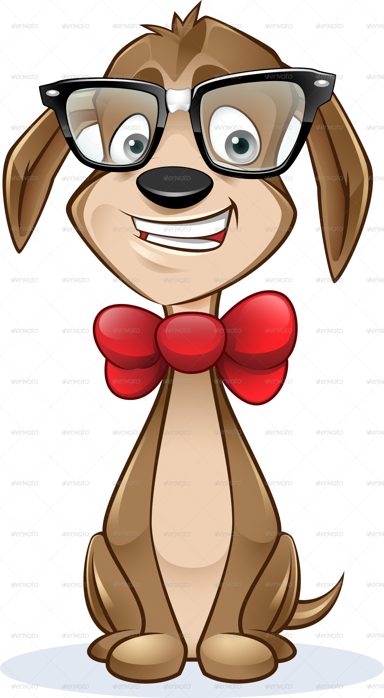 Cutenerdydog Pose1 - Media And Advertising For Pet Businesses By Brent Cramp (1497x2721)