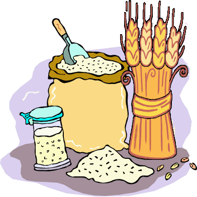 Emergency Food - Flour Drawing (392x392)