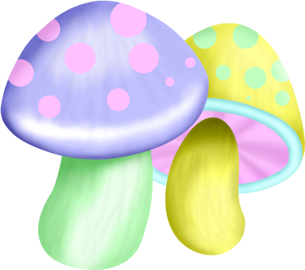Fairy Homescartoon Artbird Housesmushroomspeace Signsclip - Clip Art (457x419)