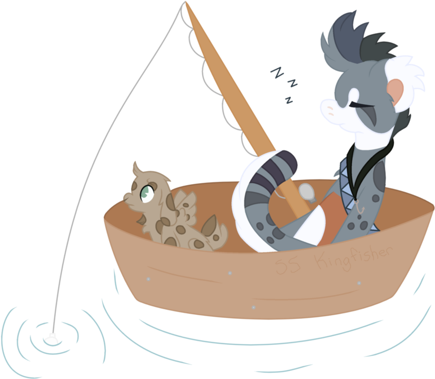 Gone Fishin' By Chicken-sketch - Sail (976x818)