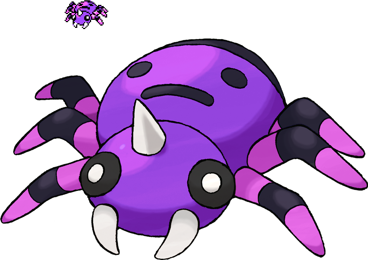 Spinarakgscshiny - Pokemon Spinarak (1280x1280)