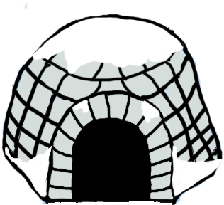 Igloo Forward Facing - Tent (500x500)