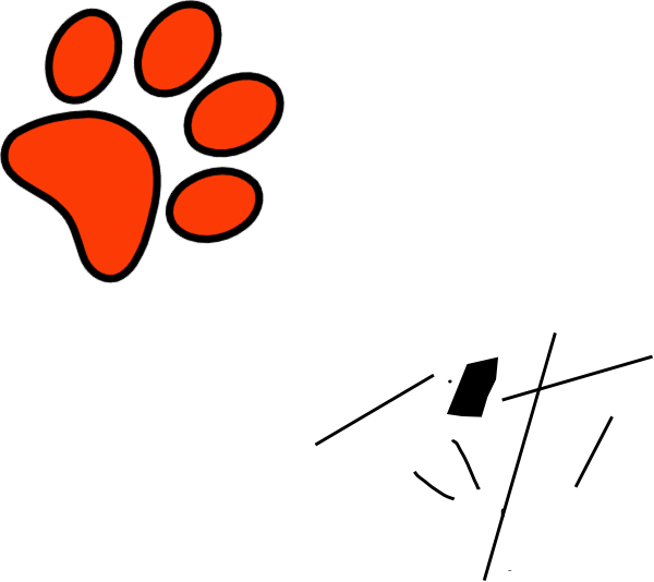 Blue Paw Print Clip Art At Clker Com Vector Clip Art - Circle (600x534)