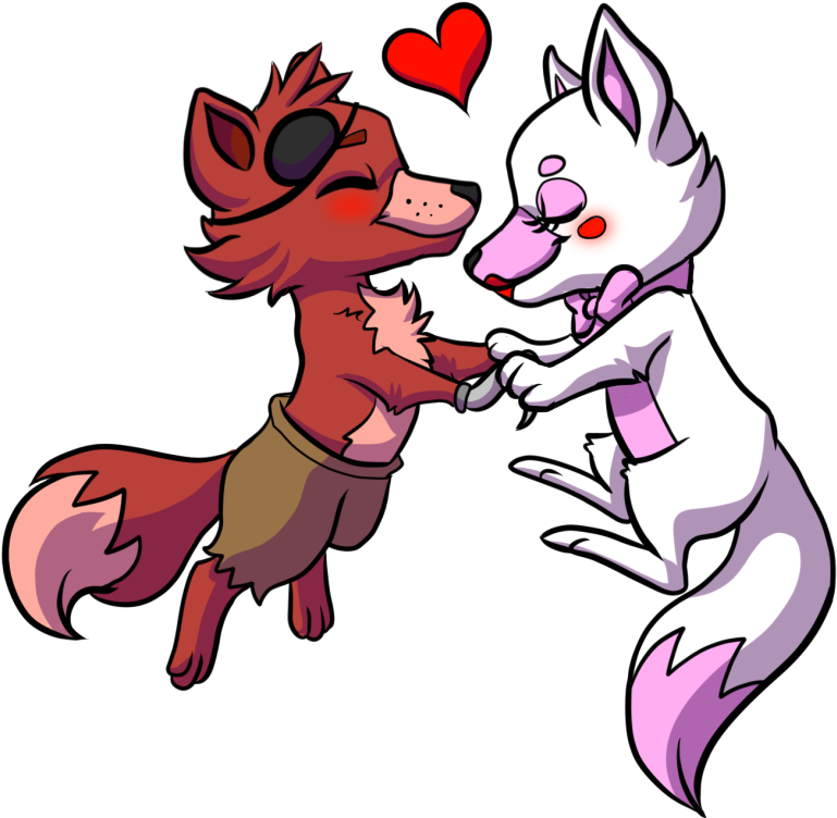 Image - Fnaf Mangle X Foxy (800x772)