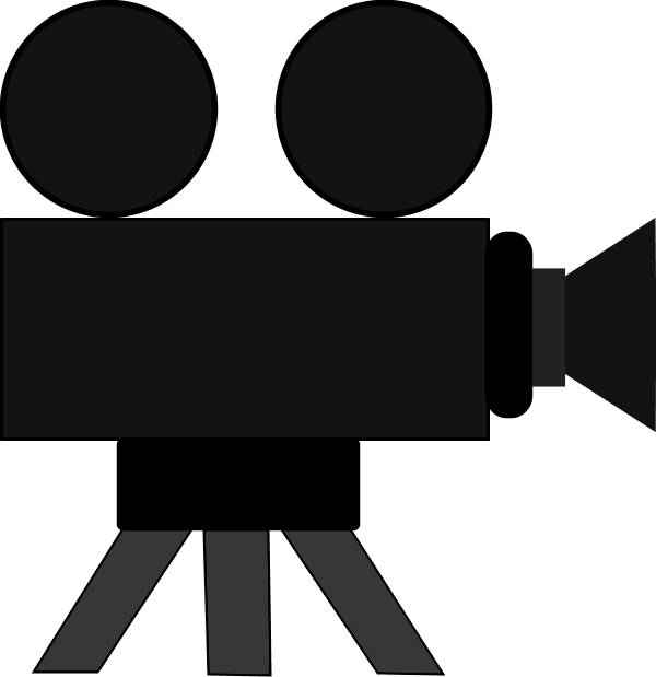 Free Movie Clipart Image - Video Camera Clipart (600x619)