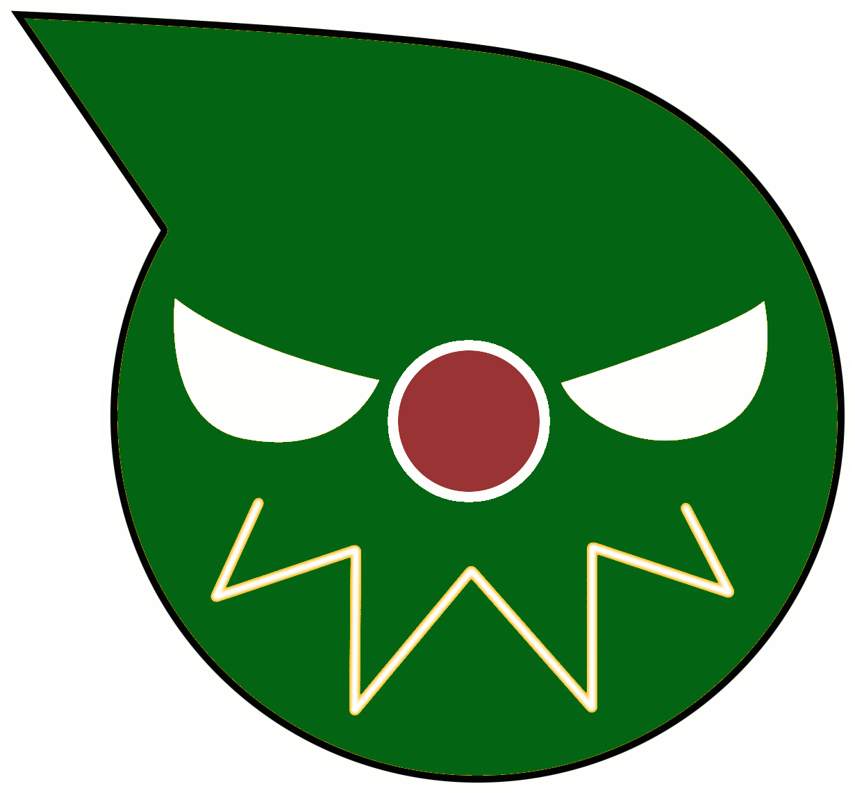 “ Here, Have A Crudely Animated Rudolph Blinking Nose - Soul Eater Logo (1231x1143)