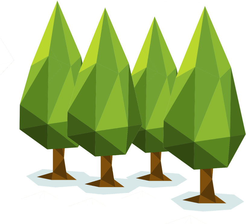 Green Forest - Illustration (974x743)