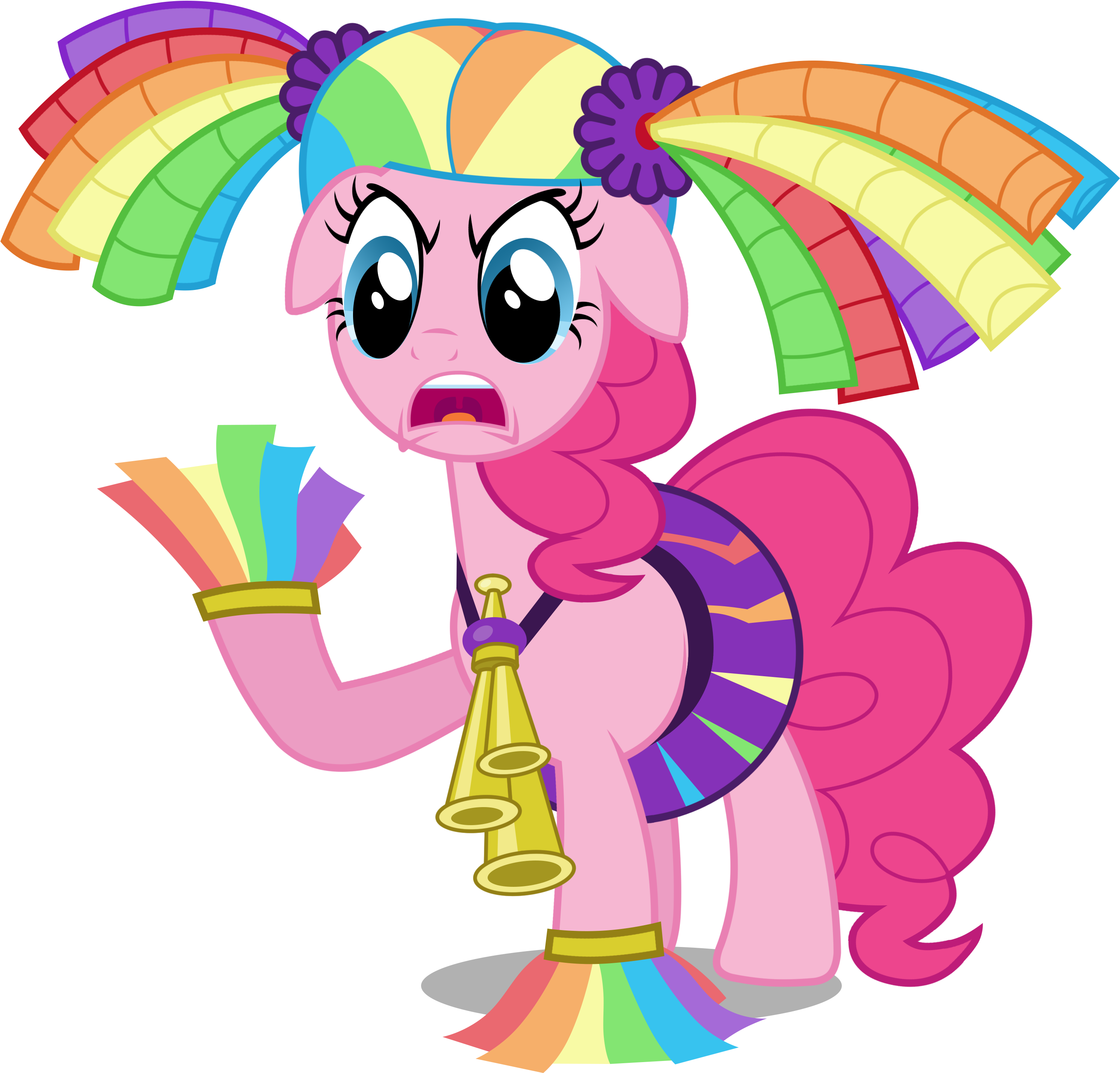 Pinkie Pie Cheerleader By Brony-works - Pinkie Pie Cheerleader (3135x3000)