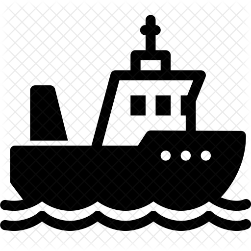 Fishing Boat Icon - Barco Icon (512x512)