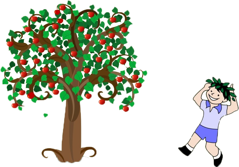 Calendar Royalty-free Clip Art - Tree-apple Shower Curtain (1014x607)