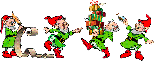 A Collection Of Christmas Things To Awaken Memories, - Santa's Elves Making Toys (550x219)