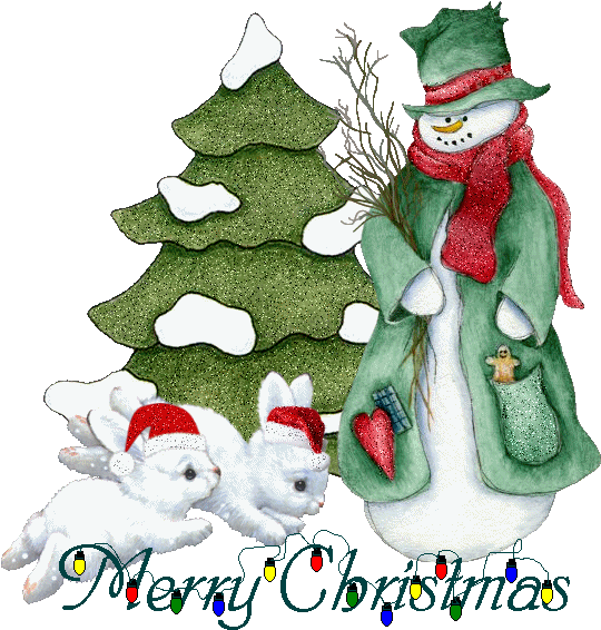 Christian Wallpapers Merry Christmas Animation Clip - Christmas Animated Stickers (578x601)