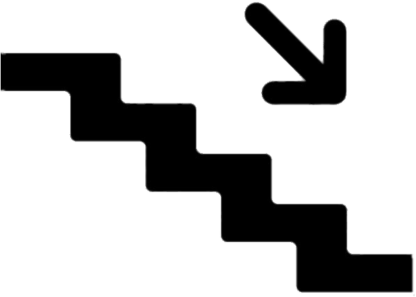 Stairs Down Icon - Africa By Toto Memes (600x600)